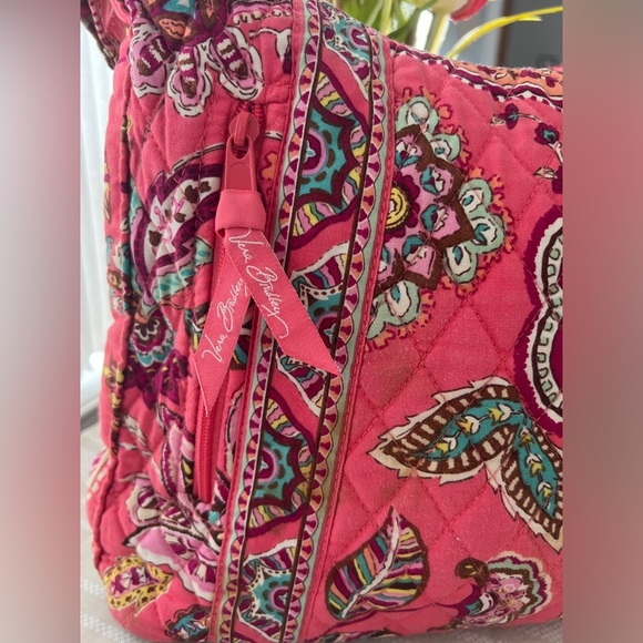 Vera Bradley Pink Quilted Shoulder Bag - Picture 11 of 13